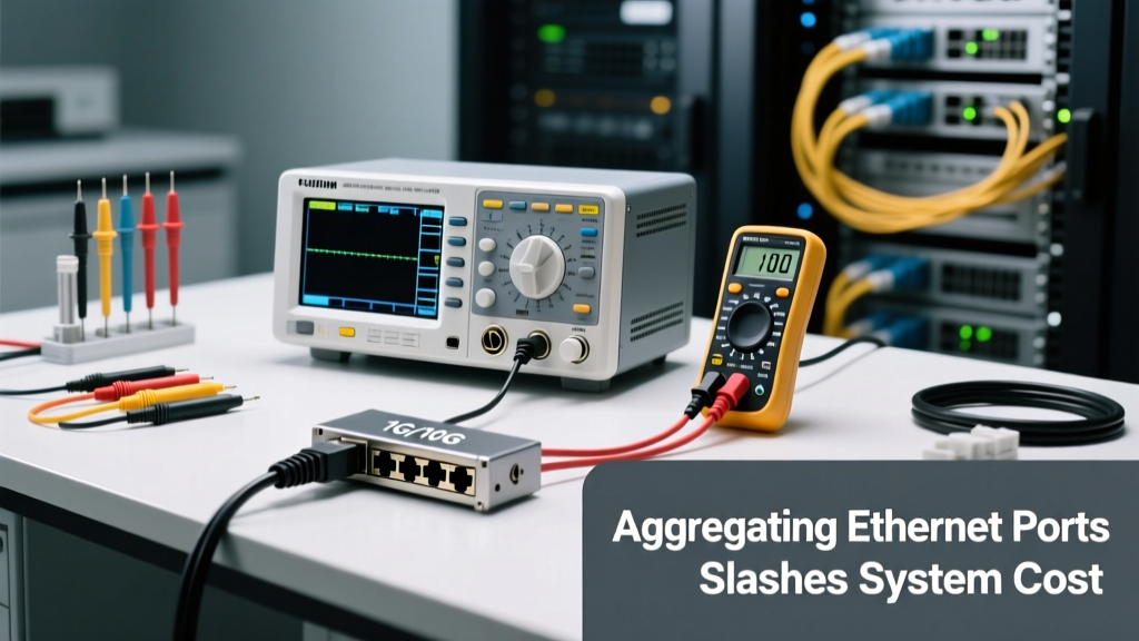 Aggregating Ethernet Ports Slashes System Cost: How Link Aggregation Delivers Real ROI in Test & Measurement Infrastructure