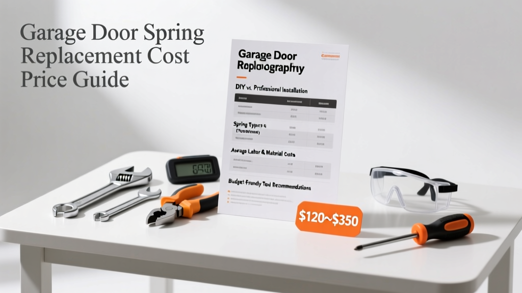 Garage Door Spring Replacement Cost: Price Guide
