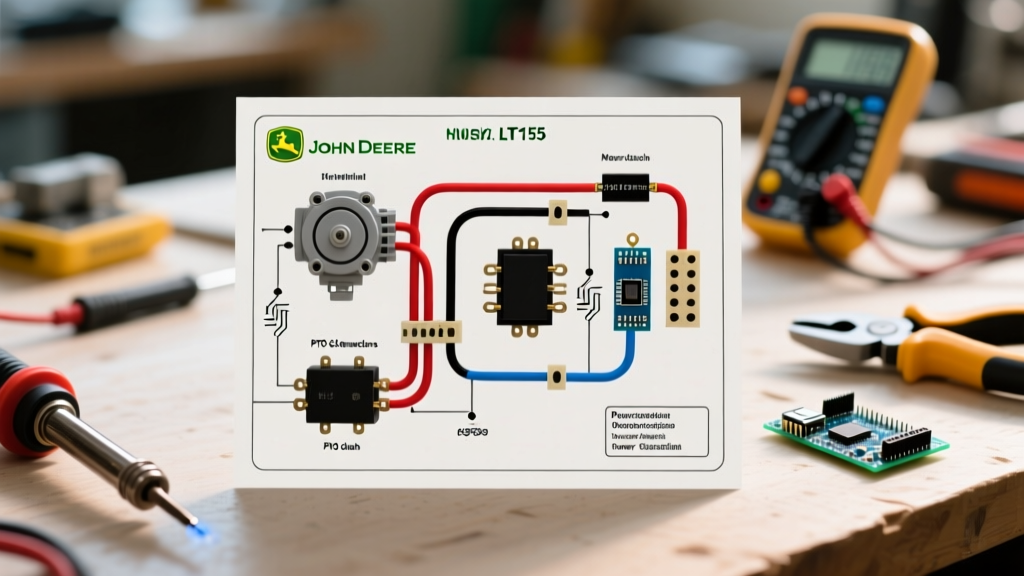 John Deere LT155 Electrical Wiring Diagram: Motor & Starter Guide