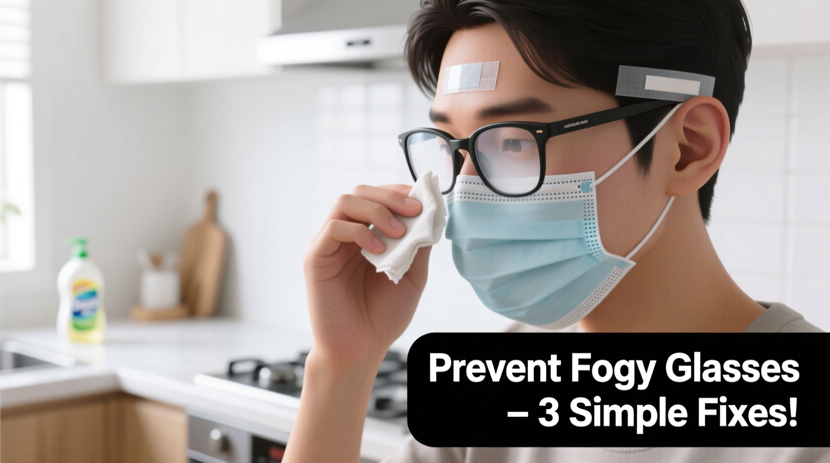 how to prevent foggy glasses when wearing masks simple home fixes
