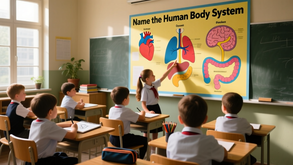 Name-Function Human Body System: How Labeling Organs and Structures Builds Foundational Science Literacy in Children