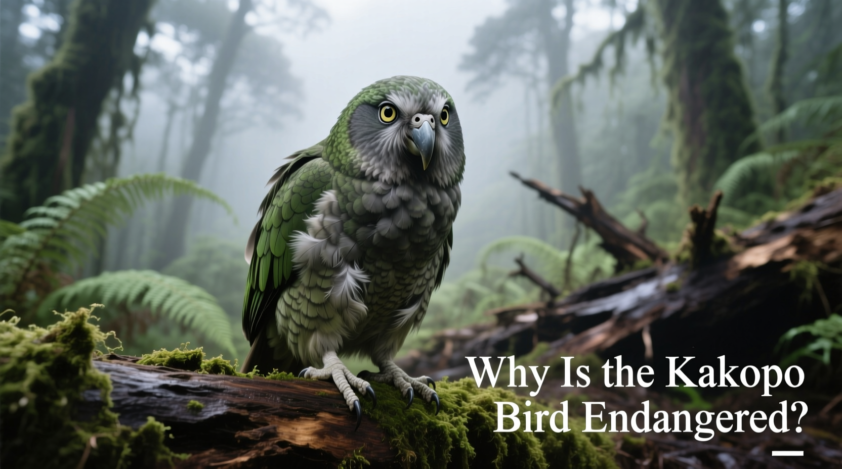 Why Is the Kakapo Bird Endangered?