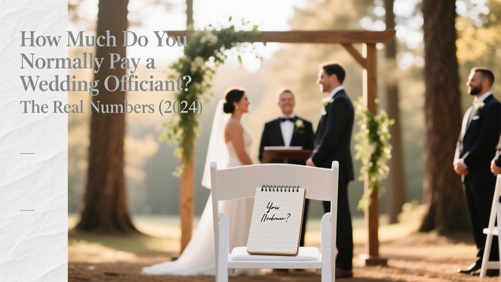 Wedding Officiant Cost: Real 2026 Rates + Savings