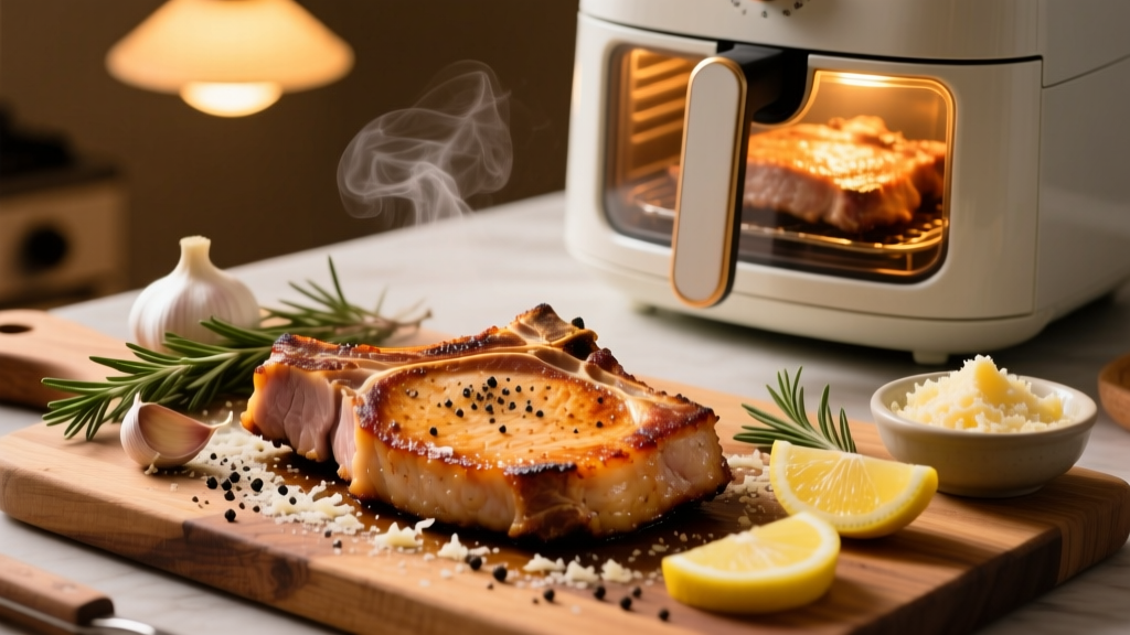 Best Air Fryer Parmesan Pork Chops Recipe