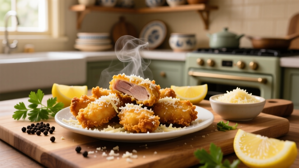 Air Fryer Parmesan Chicken Bites: Crispy & Juicy