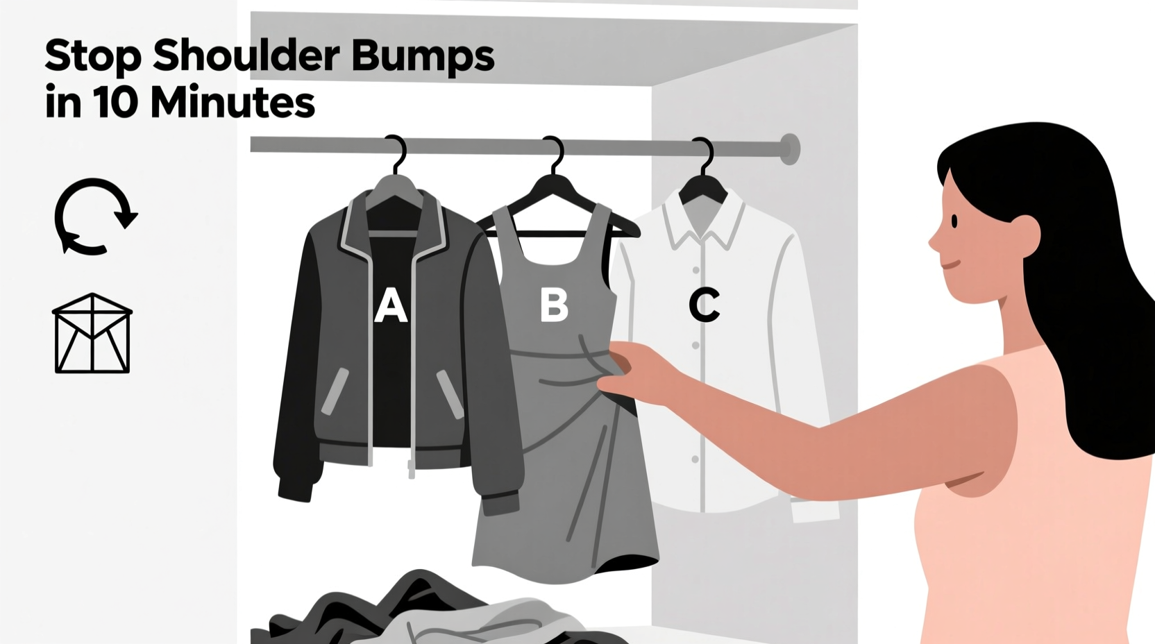 closet organization tips acrylic vs velvet hangers debunked