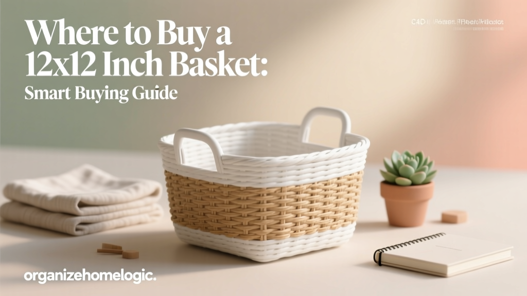 Where to Buy a 12x12 Inch Basket: Smart Buying Guide