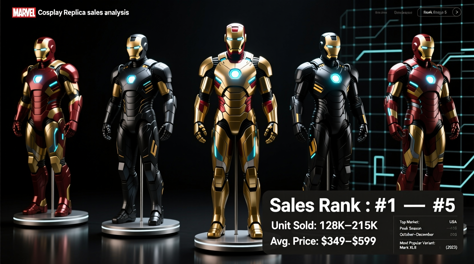 best selling iron man costume