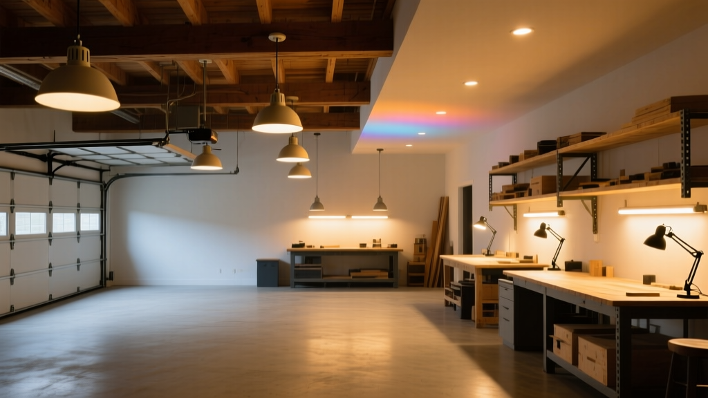 Garage Lighting: 5000K Task vs 3000K Ambient LED Guide