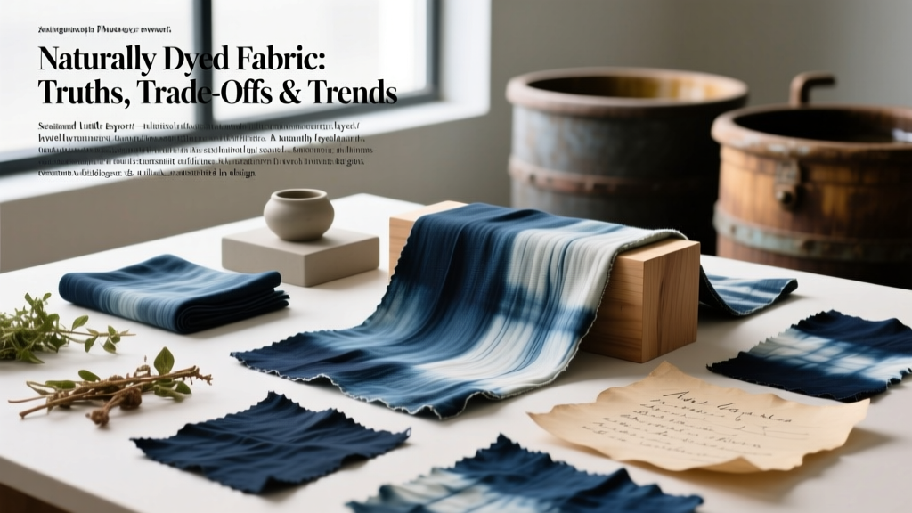 Naturally Dyed Fabric: Truths, Trade-Offs & Trends