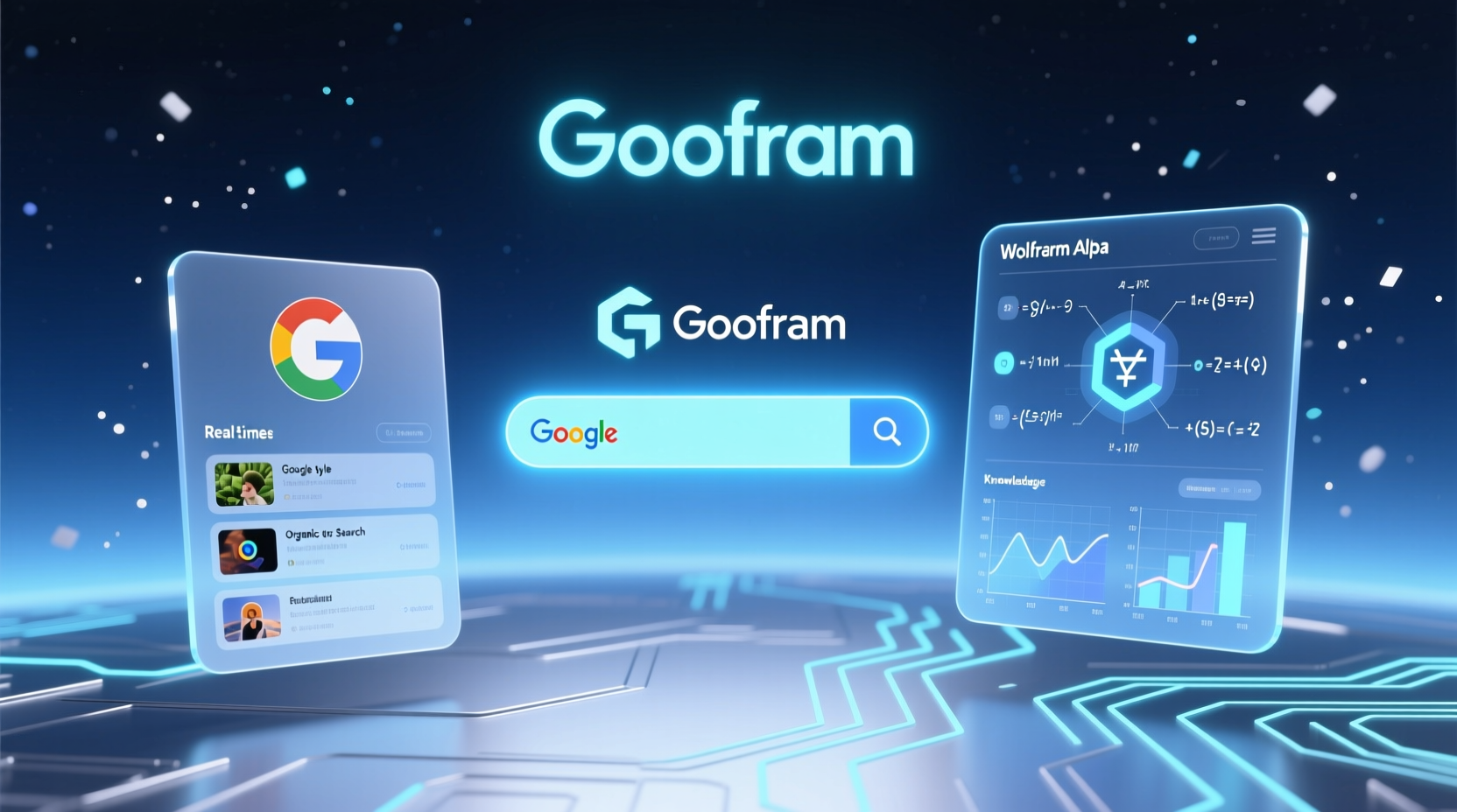 goofram neatly combines google and wolfram results