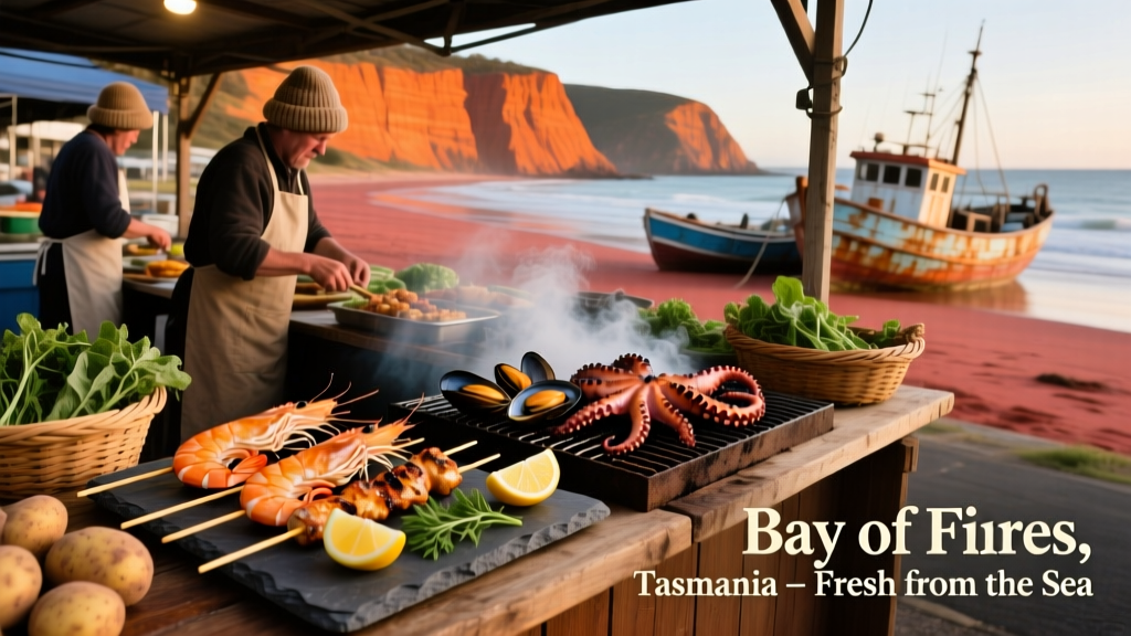 Bay of Fires: Tasmania’s Untamed Coastline Where Granite, Sea, and Fire-Coloured Lichen Meet