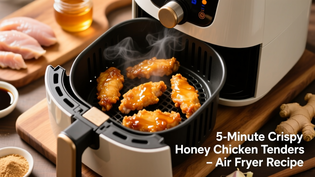Crispy Honey Chicken Tenders in Air Fryer (5-Min Prep!)