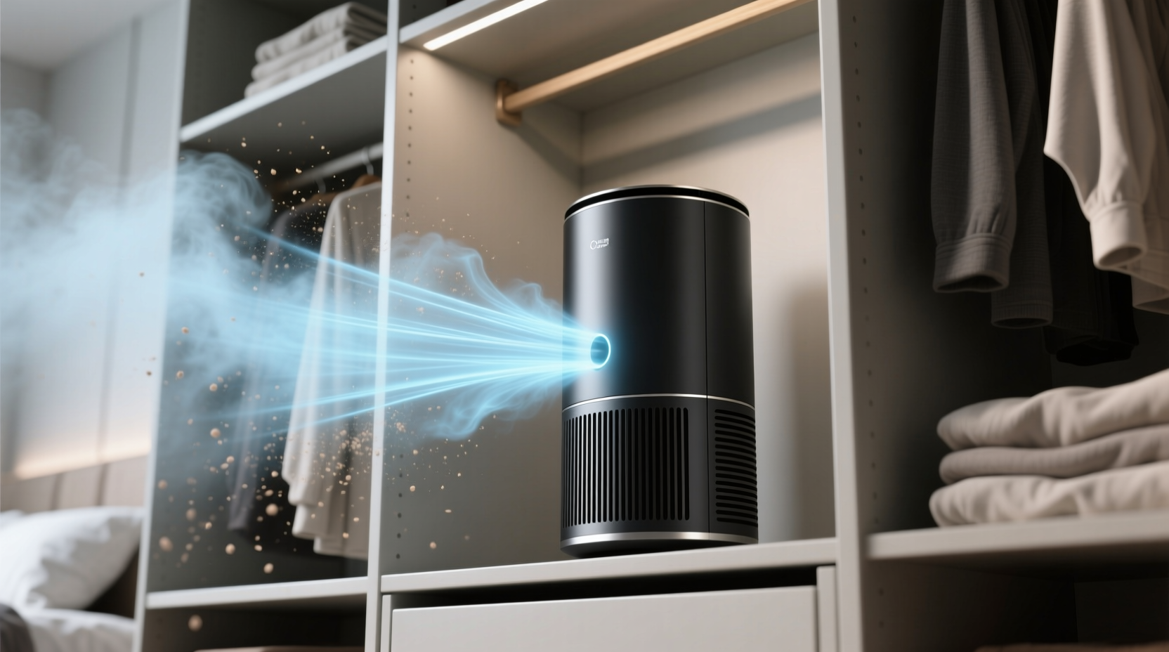 closet air purifiers dust reduction facts