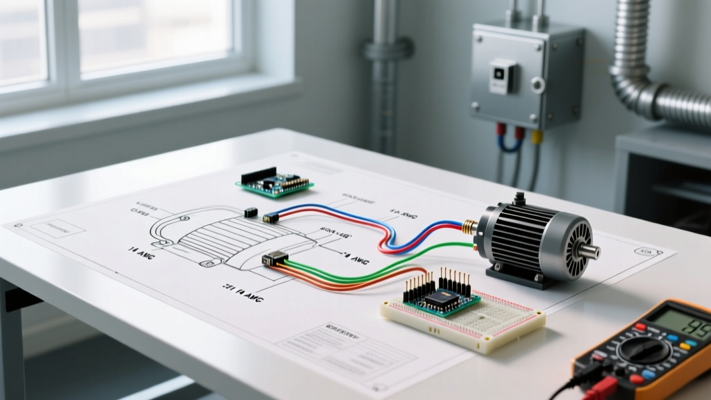Wiring Diagram for a Single Phase Motor: Panel & Breaker Guide