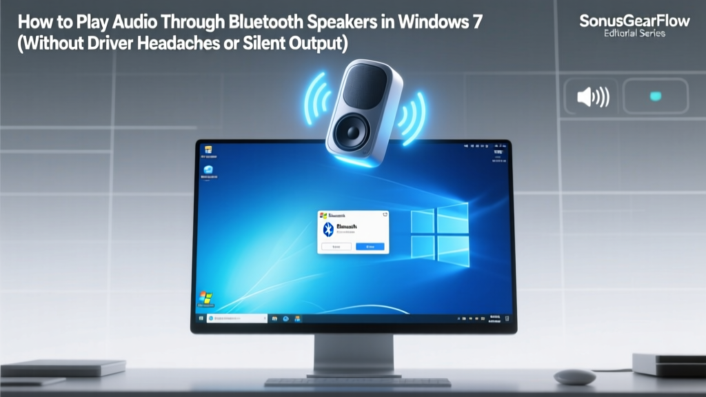 Play Audio Through Bluetooth Speakers in Windows 7