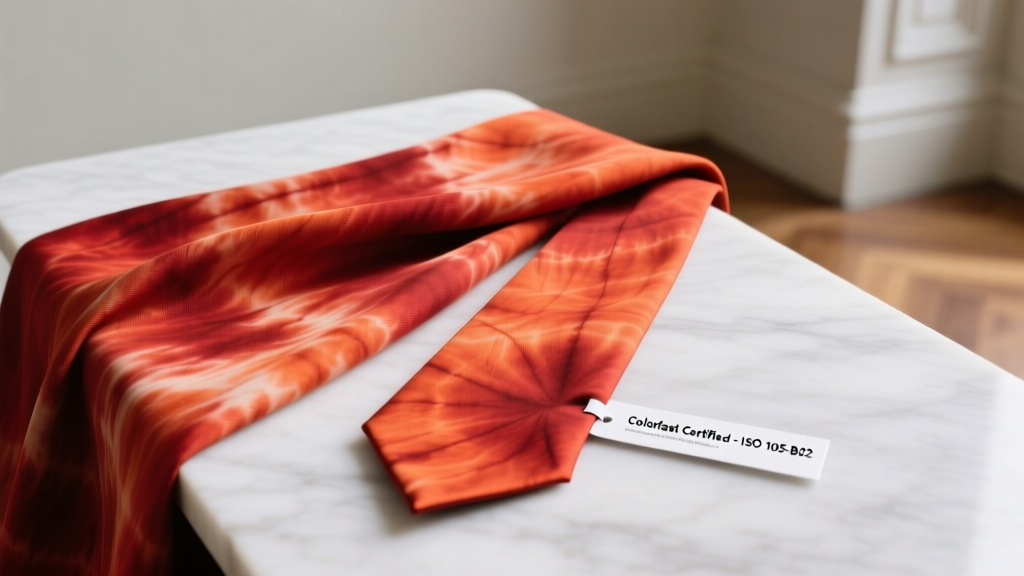 Red Orange Tie Dye Care Guide for Designers & Manufacturers