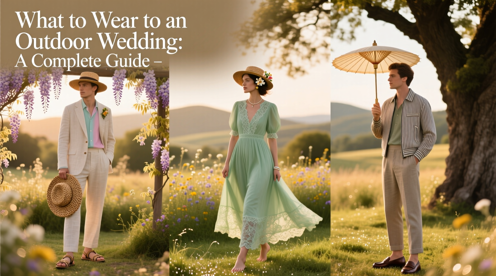 what to wear to an outdoor wedding