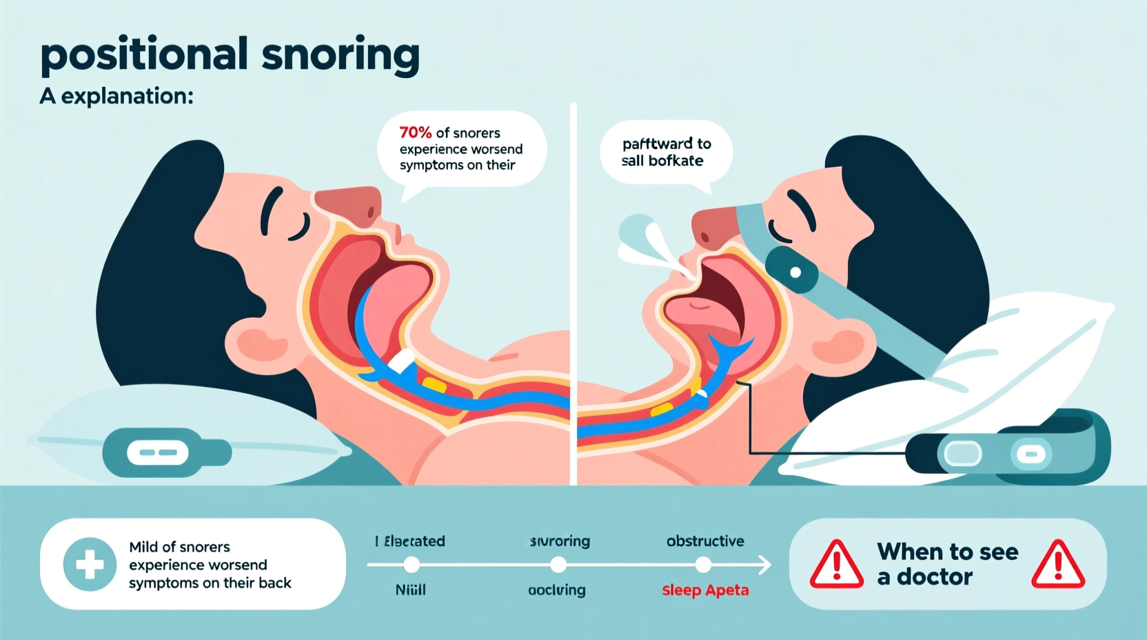why does my partner snore only on their back science and solutions