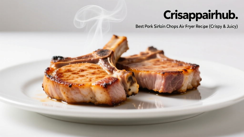Best Pork Sirloin Chops Air Fryer Recipe (Crispy & Juicy)