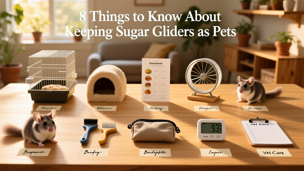 8 Things To Know About Keeping Sugar Gliders as Pets