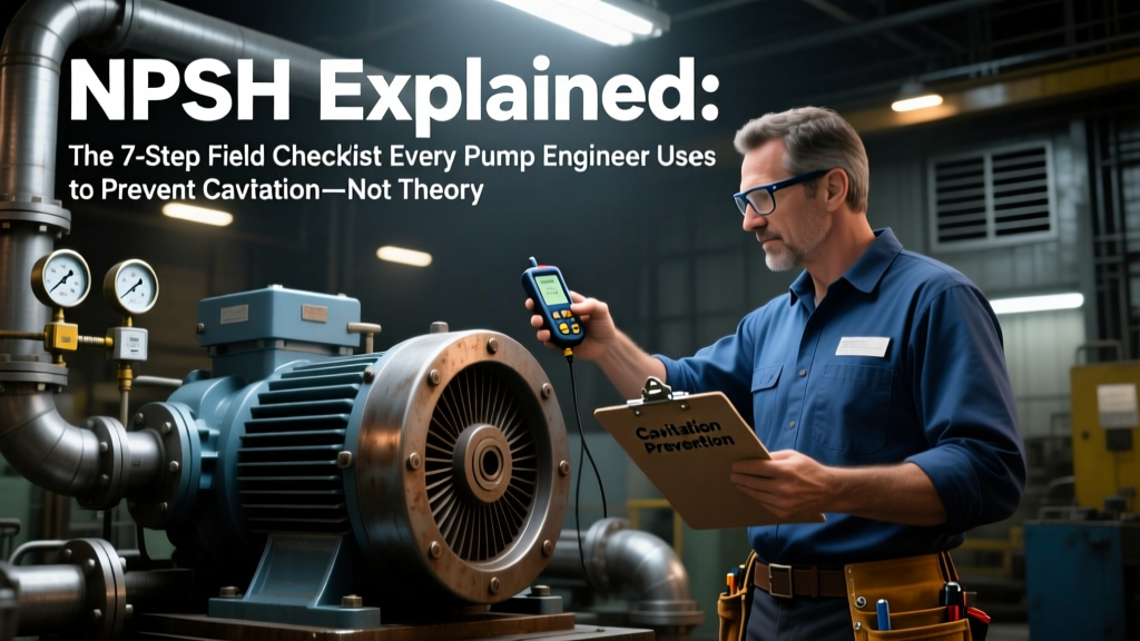 NPSH Field Checklist: Prevent Cavitation in Real Plants