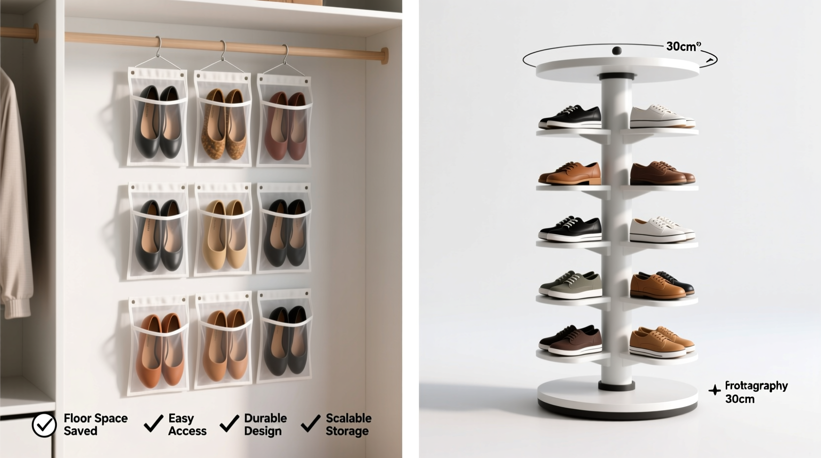 closet organization tips hanging pockets vs carousel racks