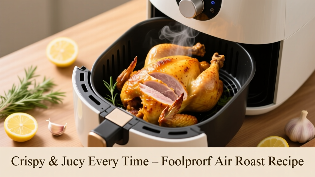 How to Air Roast Chicken: Crispy, Juicy & Foolproof