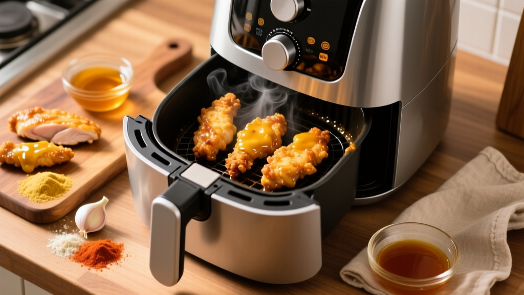 Honey Mustard Chicken Tenders in Air Fryer