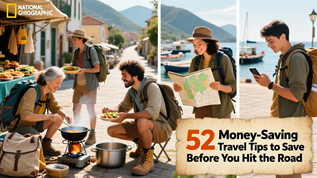 52 Money-Saving Travel Tips: How I Saved $4,832 Before Leaving — And Spent Just $29.70 a Day Across 14 Countries