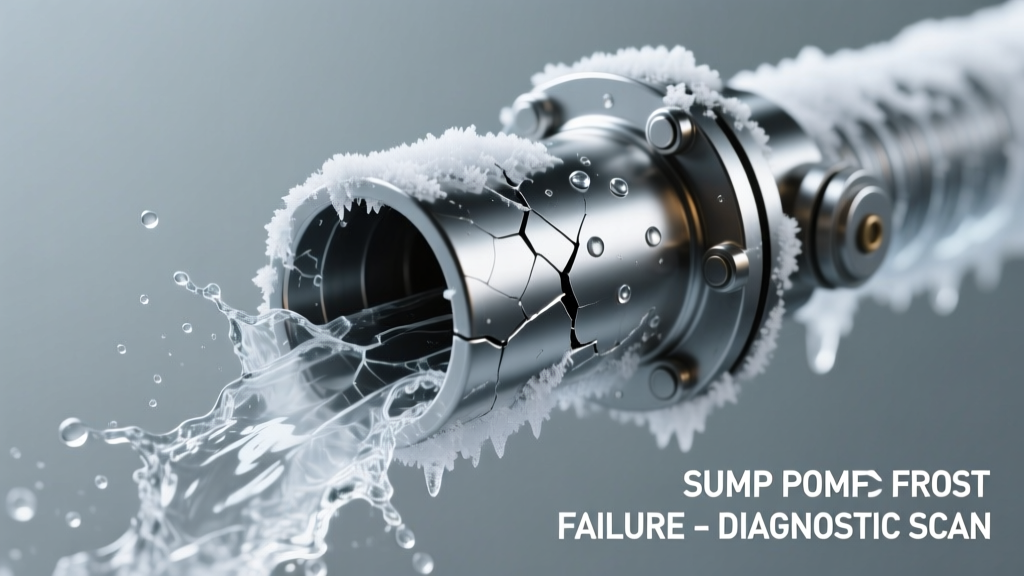 Sump Pump Discharge Frozen Making Clicking Sound