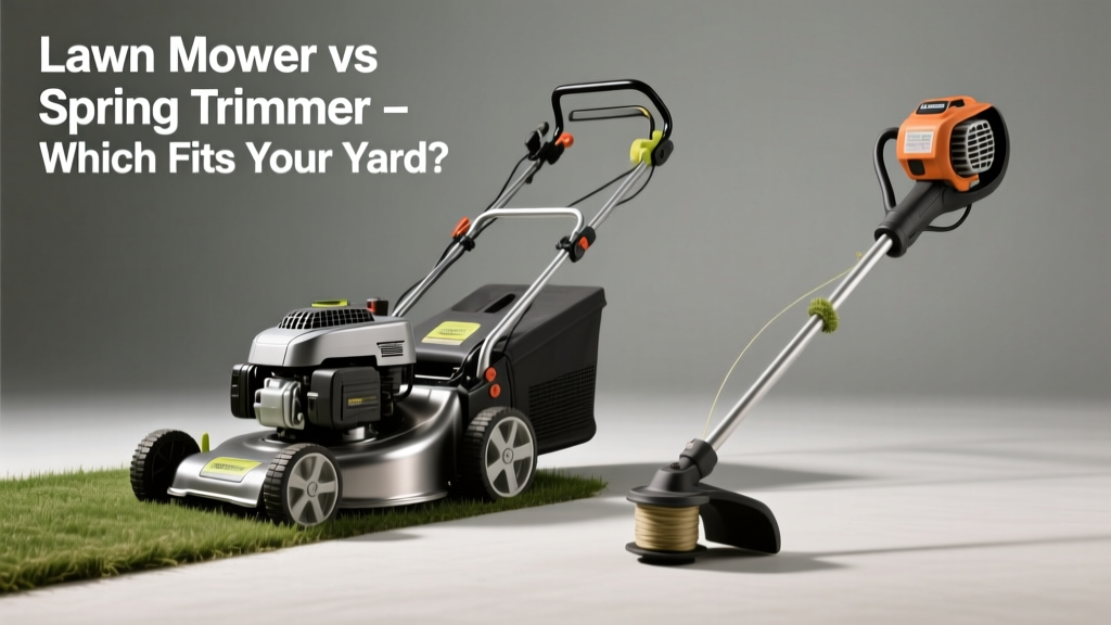 Lawn Mower vs String Trimmer: Which Fits Your Yard?