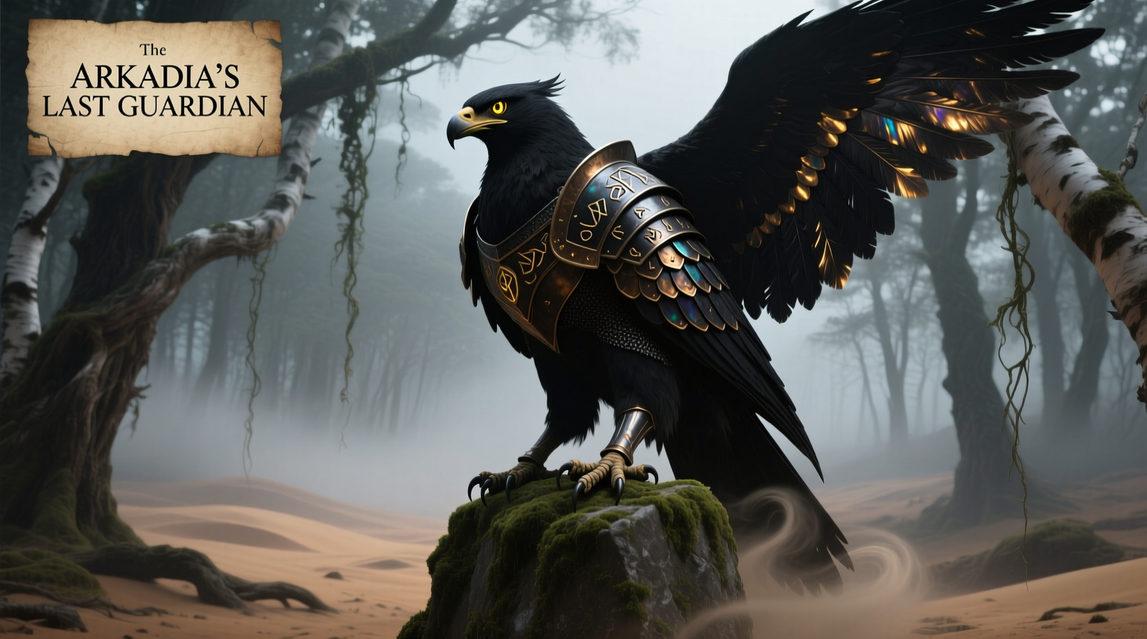 where is the armored bird in arkadia