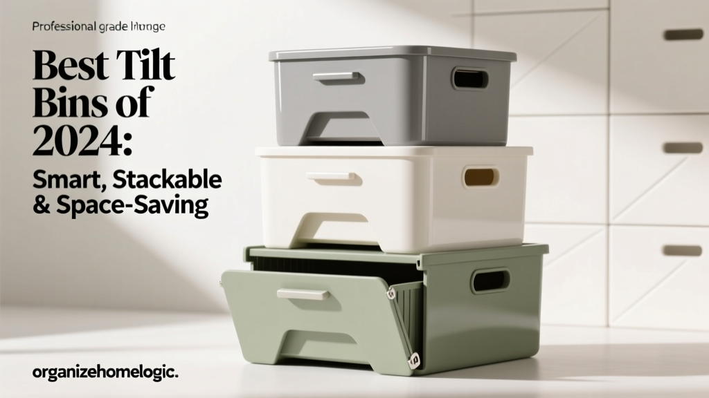 Best Tilt Bins of 2024: Smart, Stackable & Space-Saving