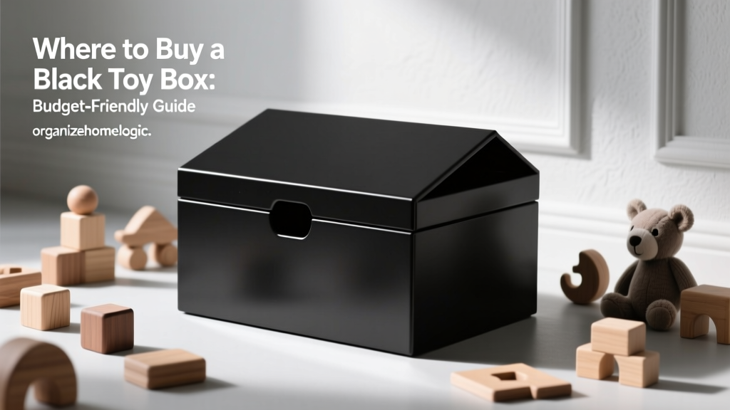 Where to Buy a Black Toy Box: Budget-Friendly Guide