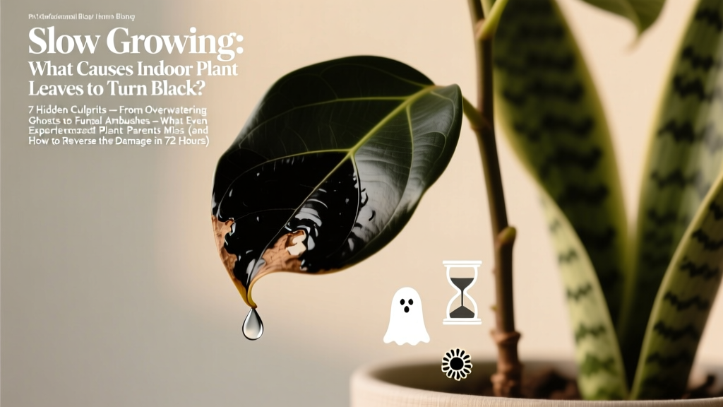 Black Indoor Plant Leaves: 7 Hidden Causes & Fixes