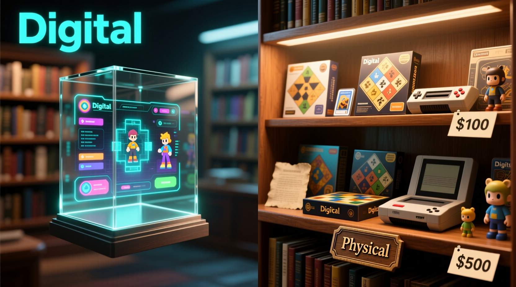 digital vs physical games which format holds its value better for collectors