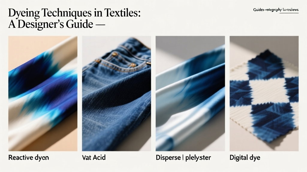 Dyeing Techniques in Textiles: A Designer’s Guide