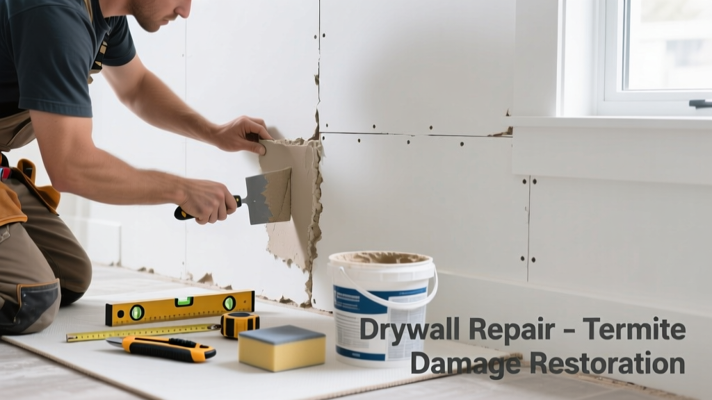 Fixing Noisy Drywall from Termite Damage