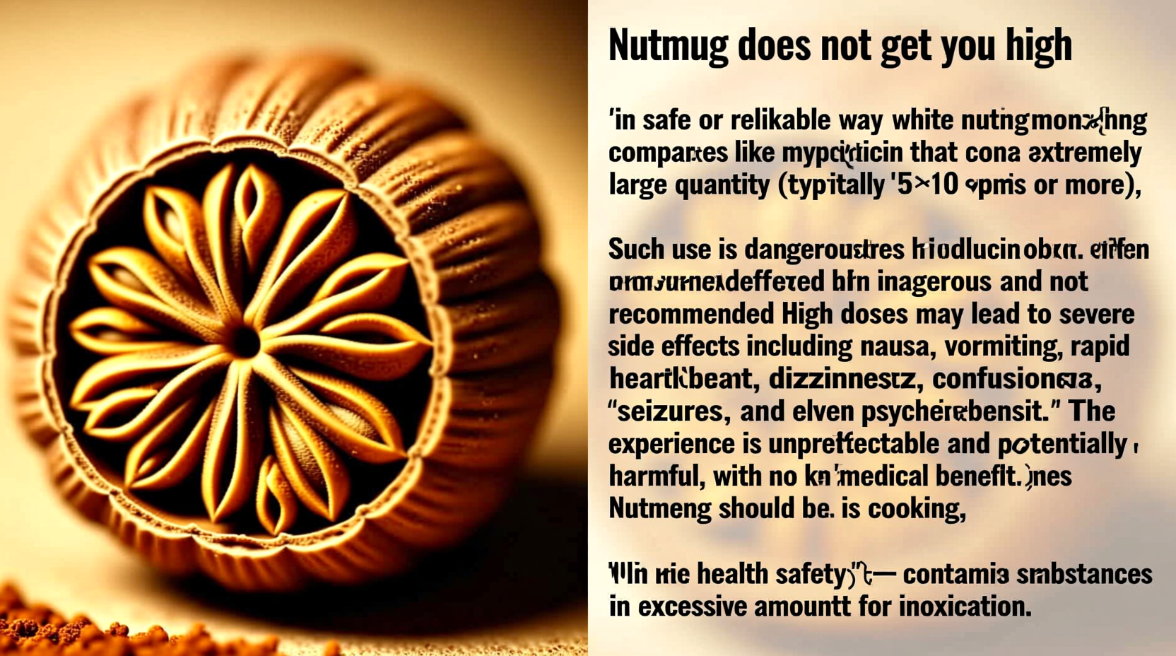 Muskatnuss-Rausch: Fakten statt Mythen – Sicherheitsgrenzen erklärt