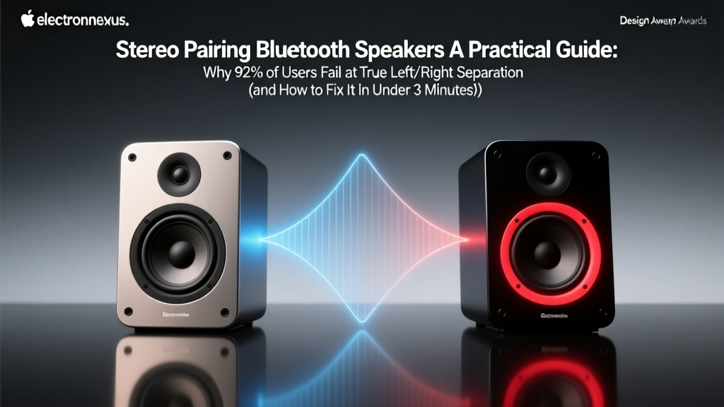 Stereo Pairing Bluetooth Speakers A Practical Guide: Why 92% of Users Fail at True Left/Right Separation (and How to Fix It in Under 3 Minutes)