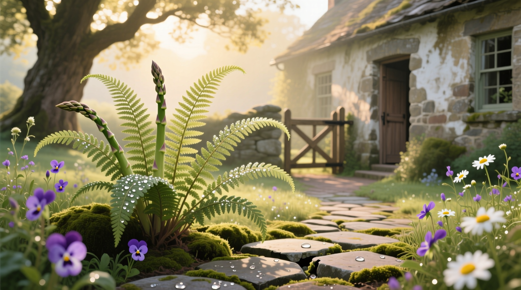 asparagus fern outside