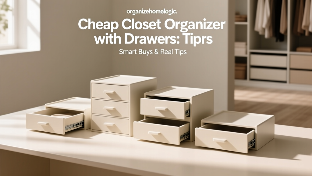 Cheap Closet Organizer with Drawers: Smart Buys & Real Tips
