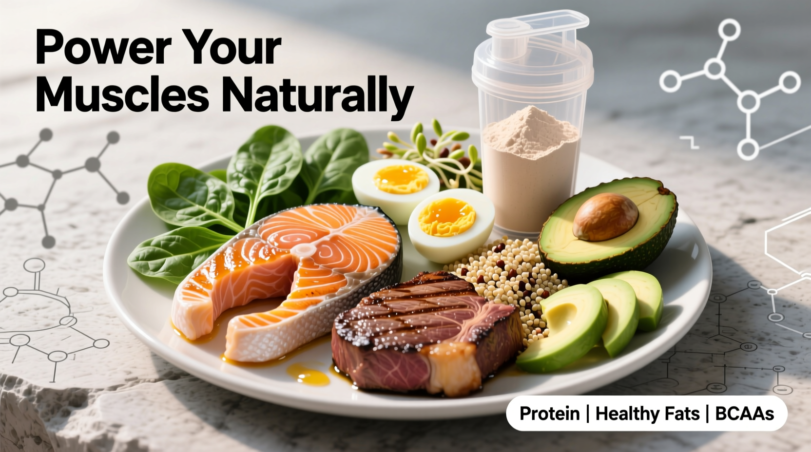 Nutrient-rich foods for muscle development