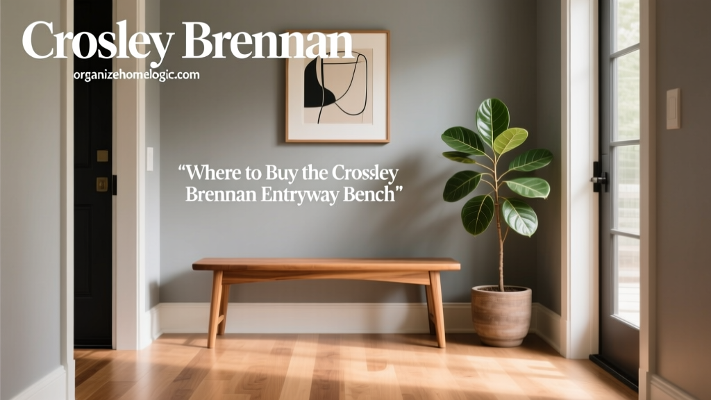 Where to Buy the Crosley Brennan Entryway Bench