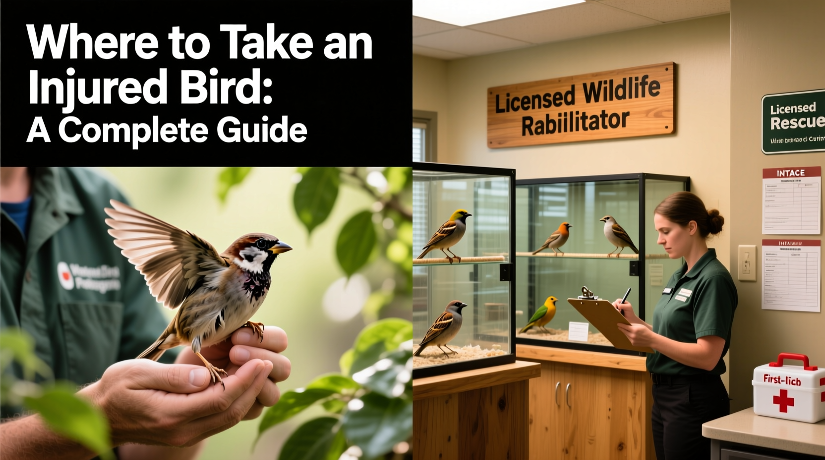 where to take an injured bird