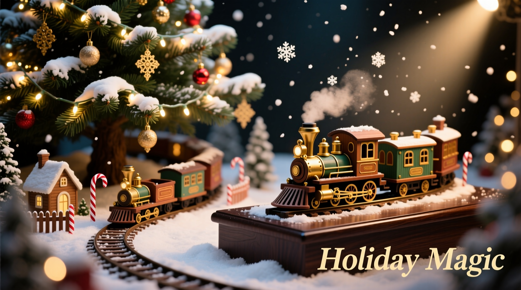 christmas train set under tree vs standalone display layout ideas that impress