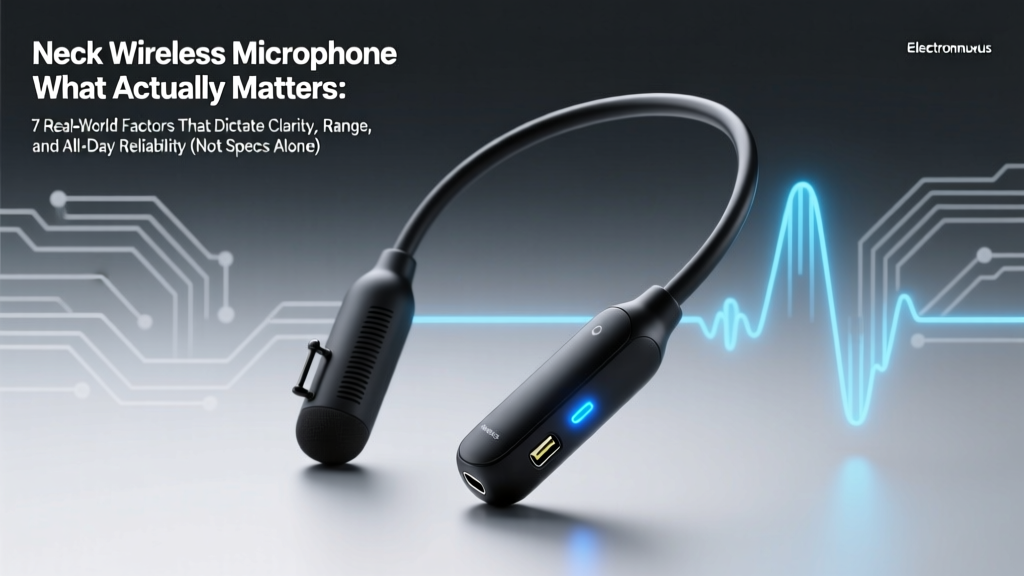 Neck Wireless Microphone What Actually Matters: 7 Real-World Factors That Dictate Clarity, Range, and All-Day Reliability (Not Specs Alone)