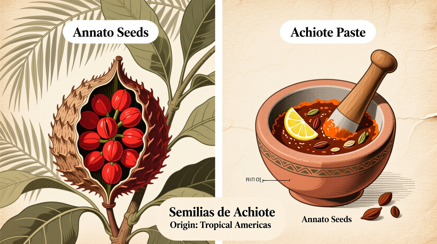differences between annatto and achiote explained