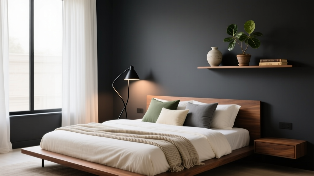 How to Style a Bedroom with Dark Walls - The Decor Mag